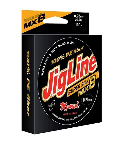 Шнур JigLine SuperSilk 0,12 мм, 10 кг, 150м, оранжевый
